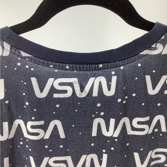 NASA T-Shirt Size American Dream Team Network Large Blue and white cotton - Picture 3 of 10